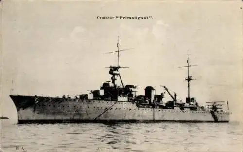 Ak Französisches Kriegsschiff Primauguet