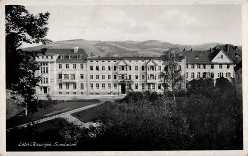 Ak Wleń Lähn am Bober Schlesien, Sanatorium