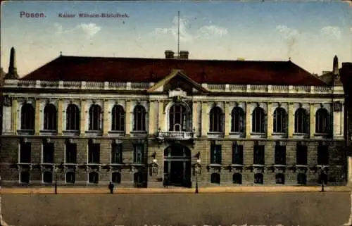 Ak Poznań Posen, Kaiser Wilhelm Bibliothek