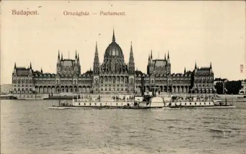 Ak Budapest Ungarn, Parlament