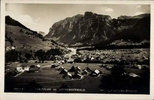 Ak Mellau im Bregenzerwald Vorarlberg, Gesamtansicht