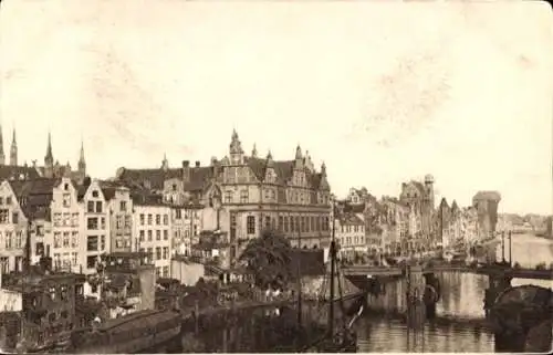 Ak Gdańsk Danzig, Brücke