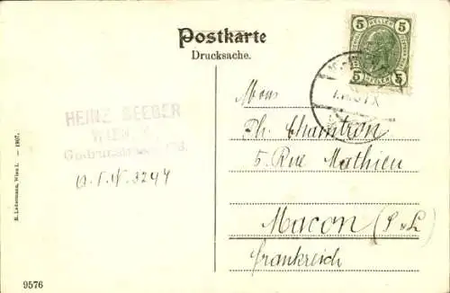 Ak Wien 1 Innere Stadt, Schwarzenberg Platz, Lothringer Straße