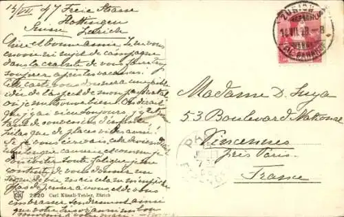 Ak Zürich Stadt Schweiz, Quaibrücke