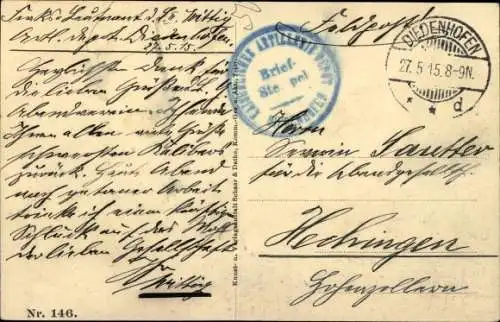 Ak Waelhem lez Malines Flandern Antwerpen, Fort Waelhem, Panzer- und Beobachtungsturm