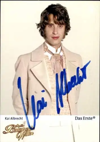 Ak Schauspieler Kai Albrecht, Serie Sophie Braut wider Willen, Portrait, Autogramm