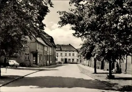 Ak Jeßnitz Jessnitz in Anhalt, August Bebel Straße