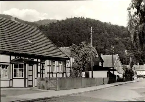 Ak Sülzhayn Ellrich im Harz Thüringen, Straßenpartie