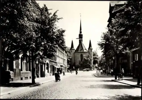 Ak Zittau in Sachsen, Äußere Weberstraße, Weberkirche