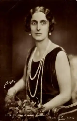 Ak Kronprinzessin Louise von Schweden, Prinzessin Louise von Battenberg, Portrait