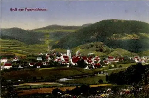 Ak Pommelsbrunn in Mittelfranken, Panorama