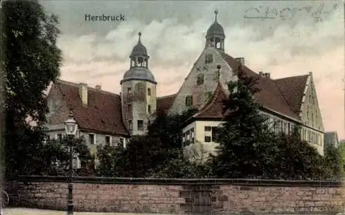 Ak Hersbruck in Mittelfranken, Schloss