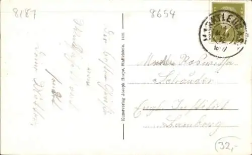 Ak Marienweiher Marktleugast im Frankenwald Bayern, Teilansicht mit Kirche