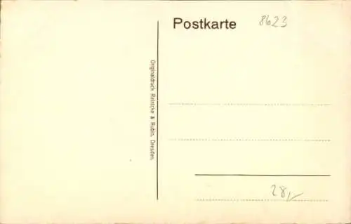 Ak Bad Staffelstein am Main Oberfranken, Beim Stadtturm