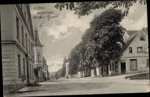 Ak Vlotho an der Weser, Langestraße