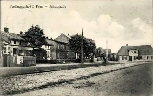 Ak Ferdinandshof in Vorpommern, Schulstraße