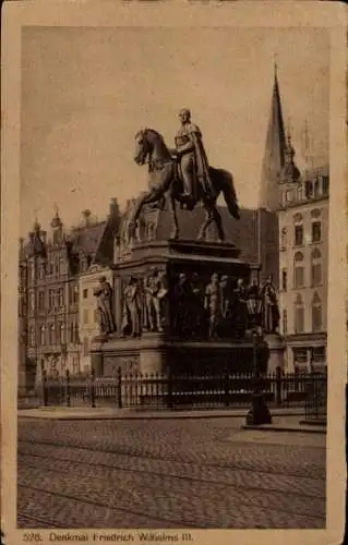 Ak Köln am Rhein, Denkmal Friedrich Wilhelm III.