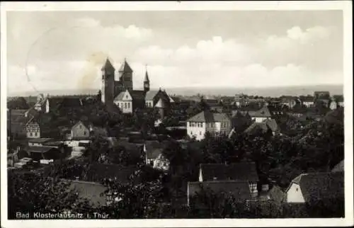 Ak Bad Klosterlausnitz Thüringen, Blick über die Dächer der Stadt, Kirchtürme