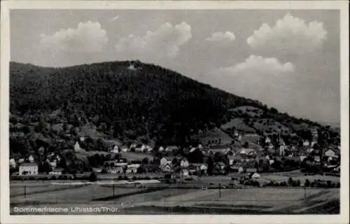 Ak Uhlstädt Kirchhasel an der Saale, Thüringen, Totalansicht