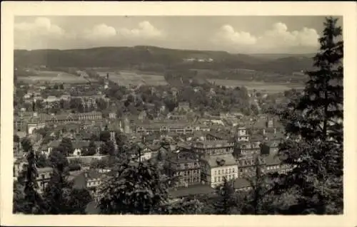 Ak Pößneck in Thüringen, Blick von der Altenburg