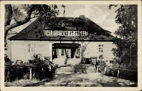 Ak Ostseebad Zingst, HO-Gaststätte Kurhaus