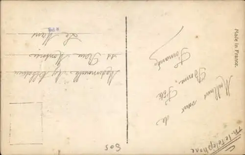 Ak Frau am Telefon, Sainte Marie