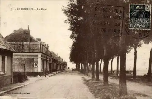 Ak Le Hourdel Cayeux sur Mer Somme, le Quai