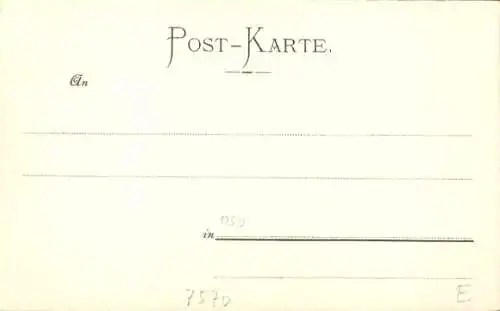 Ak Baden Baden im Stadtkreis Baden Württemberg, Stadtpartie von neuem Schloss