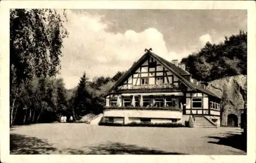 Ak Fischbach Kelkheim im Taunus, Gutshof Rettershof, Café zum fröhlichen Landmann