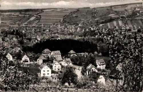 Ak Bad Orb im Spessart Hessen, Blick vom Philosophenweg