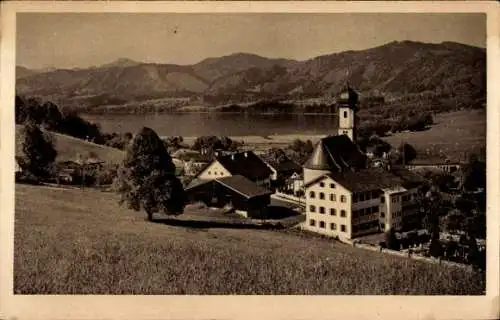 Ak Gmund am Tegernsee Oberbayern, Panorama