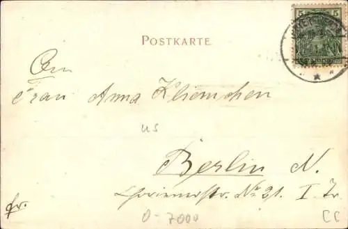 Ak Leipzig in Sachsen, Blücherplatz mit Börse