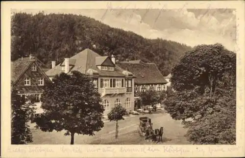 Ak Wirsberg im Fichtelgebirge, Werners Hotel zur Post