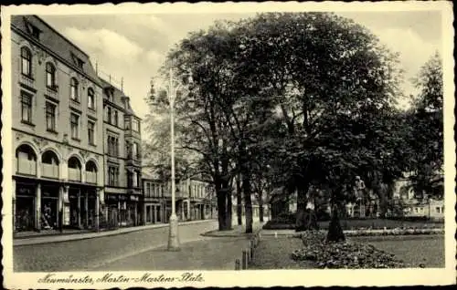 Ak Neumünster in Holstein, Martin Martens Platz