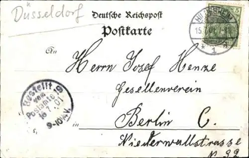 Ak Düsseldorf am Rhein, kleinstes Zwerg Ehepaar der Jetztzeit, Hochzeit 1897