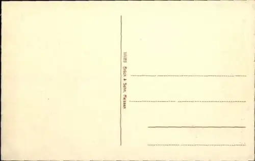 Ak Radeberg in Sachsen, Bismarck Denkmal