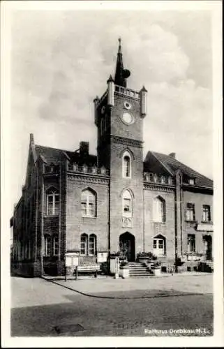 Ak Drebkau in der Niederlausitz, Rathaus