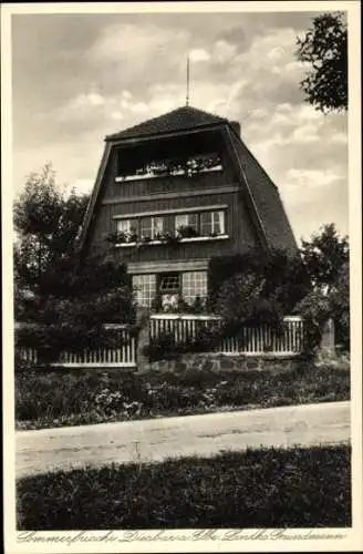 Ak Diesbar Seußlitz Nünchritz an der Elbe, Landhaus Grundmann