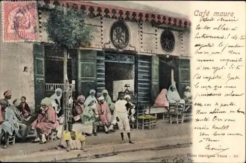 Ak Tunis Tunesien, maurisches Café