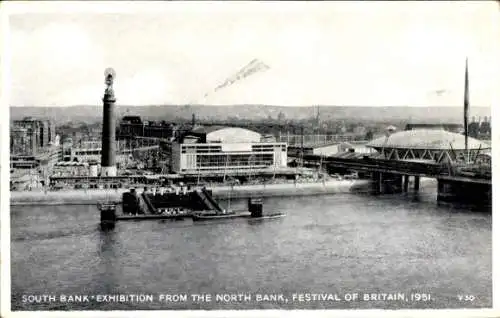 Ak London City England, South Bank Ausstellung, Festival of Britain 1951