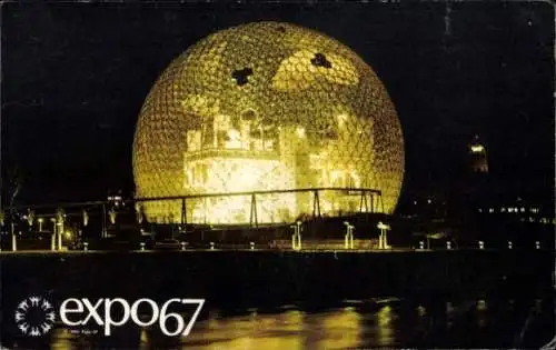 Ak Montreal Kanada, Weltausstellung 1967, Pavillon der USA