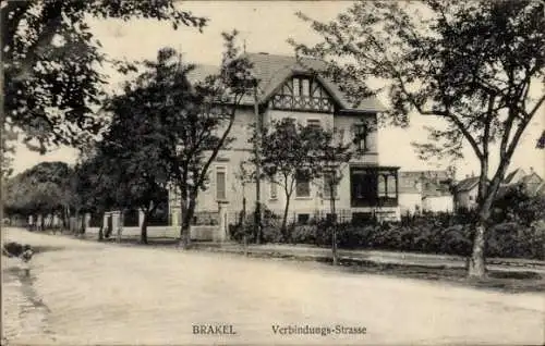 Ak Brakel in Westfalen, Verbindungsstraße, Villa