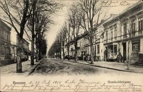 Ak Hansestadt Bremen, Humboldstraße, Geschäfte