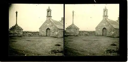 Stereo Foto La Pointe du Raz Finistère, Notre Dame du Bon Voyage