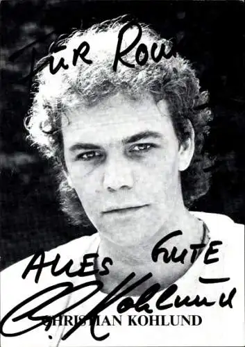 Ak Schauspieler Christian Kohlund, Portrait, Autogramm