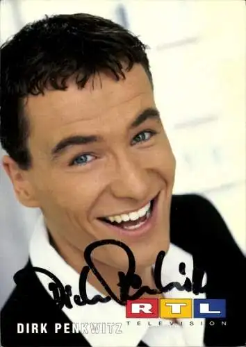 AK Schauspieler Dirk Penkwitz, Portrait, RTL, Autogramm