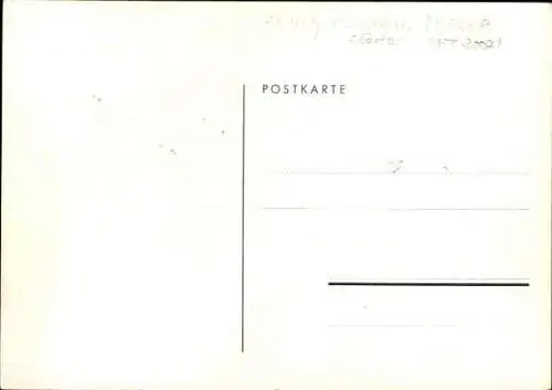 Ak unbekannte Persönlichkeit, Portrait, Autogramm