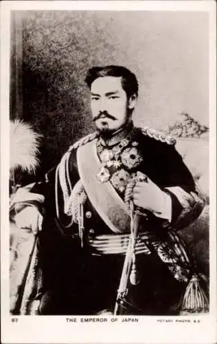 Ak Kaiser Meiji von Japan, Portrait