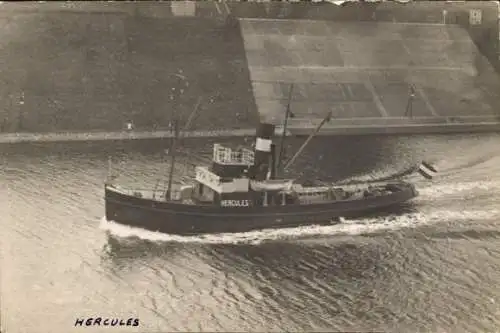 Foto Ak Schlepper Hercules im Hamburger Hafen