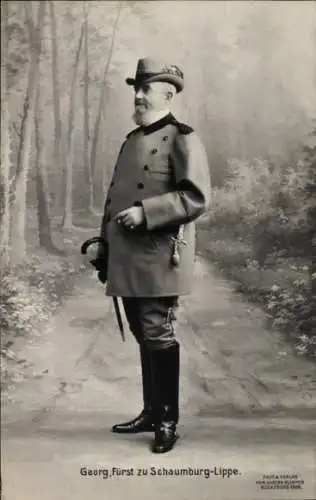 Ak Georg, Fürst zu Schaumburg Lippe, Portrait